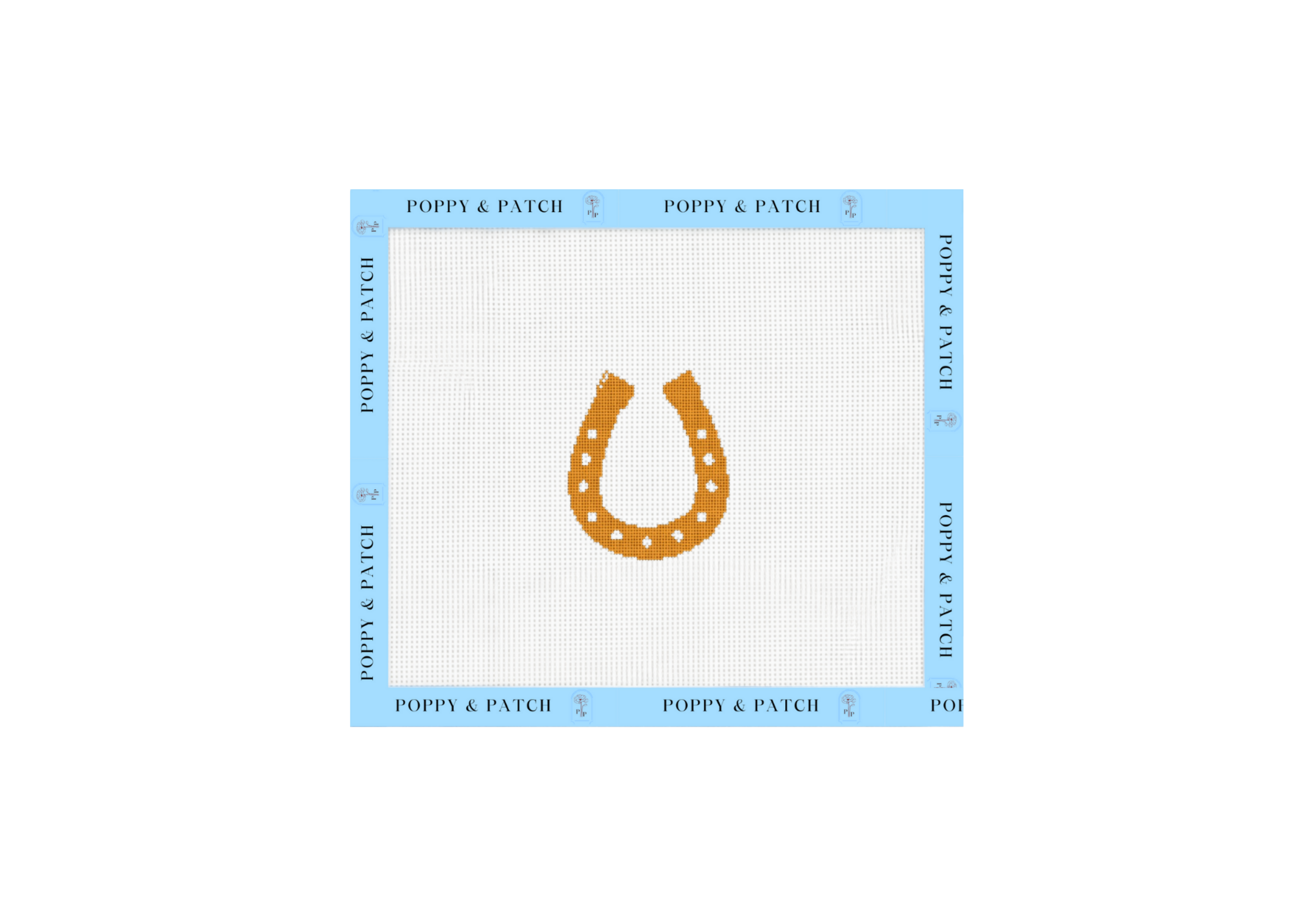 The Lucky Horseshoe Needlepoint Canvas