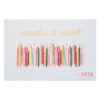 Make a Wish Pouch Needlepoint Canvas – Birthday Candle Design