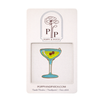 Martini Glass Needle Minder – Needle Holder – Needlepoint, Cross Stitch & Embroidery