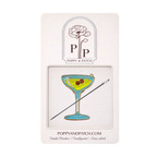Martini Glass Needle Minder – Needle Holder – Needlepoint, Cross Stitch & Embroidery