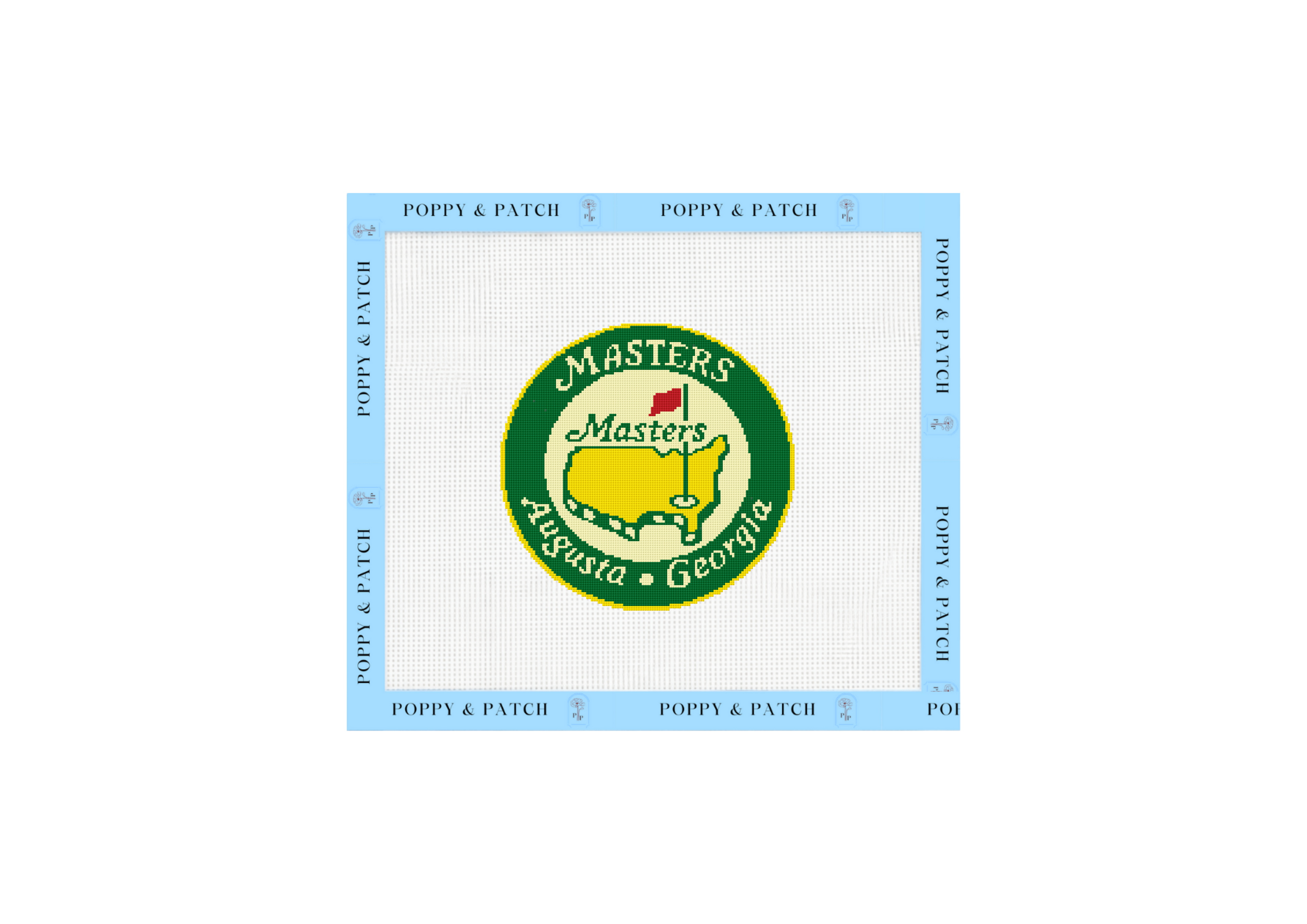Masters Augusta Georgia Needlepoint Canvas