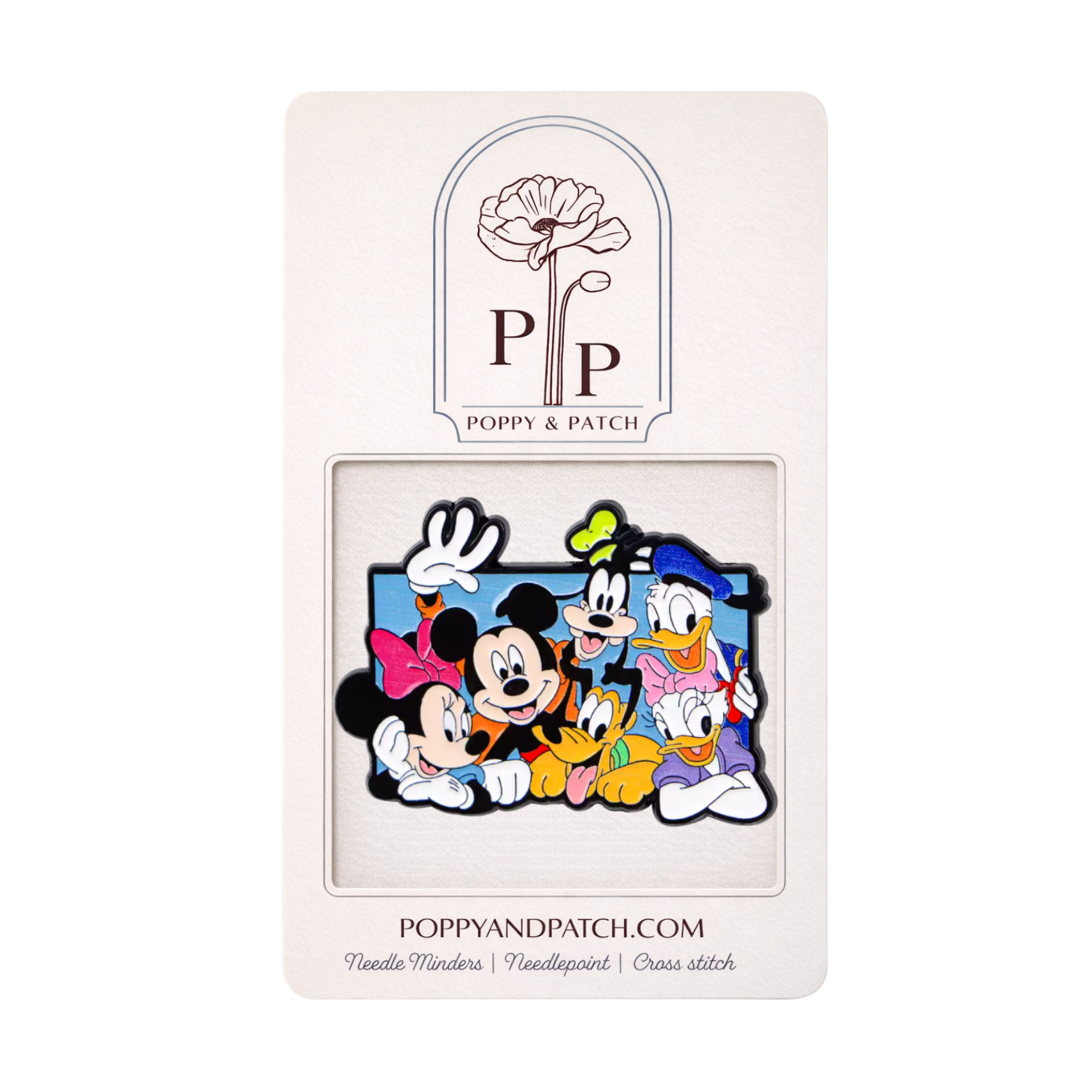 Mickey and Friends Needle Minder – Needle Holder – Needlepoint Cross Stitch & Embroidery