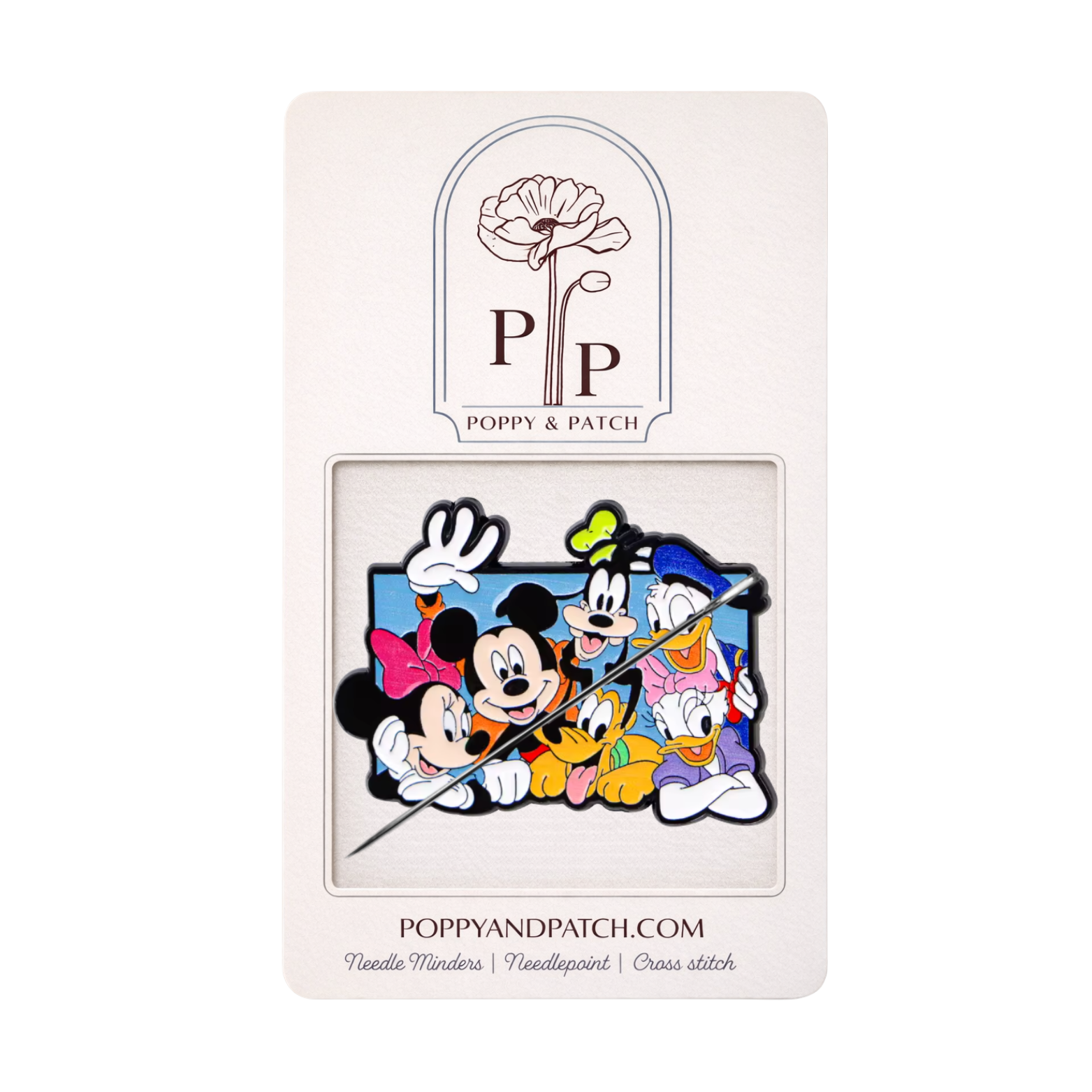 Mickey and Friends Needle Minder – Needle Holder – Needlepoint Cross Stitch & Embroidery