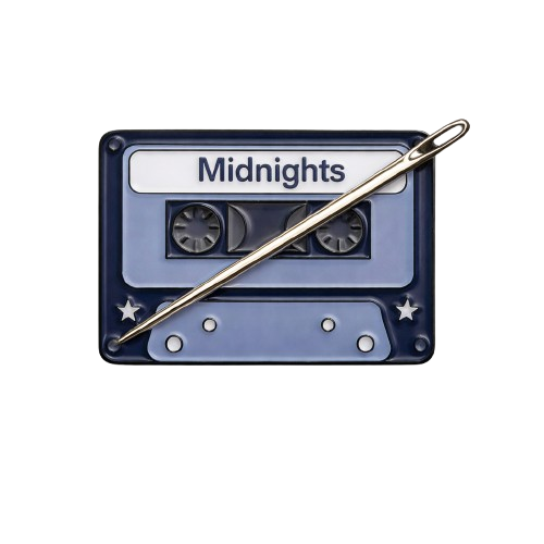 Midnights Cassette Tape Needle Minder – Needlepoint & Cross Stitch (Taylor Swift Inspired)