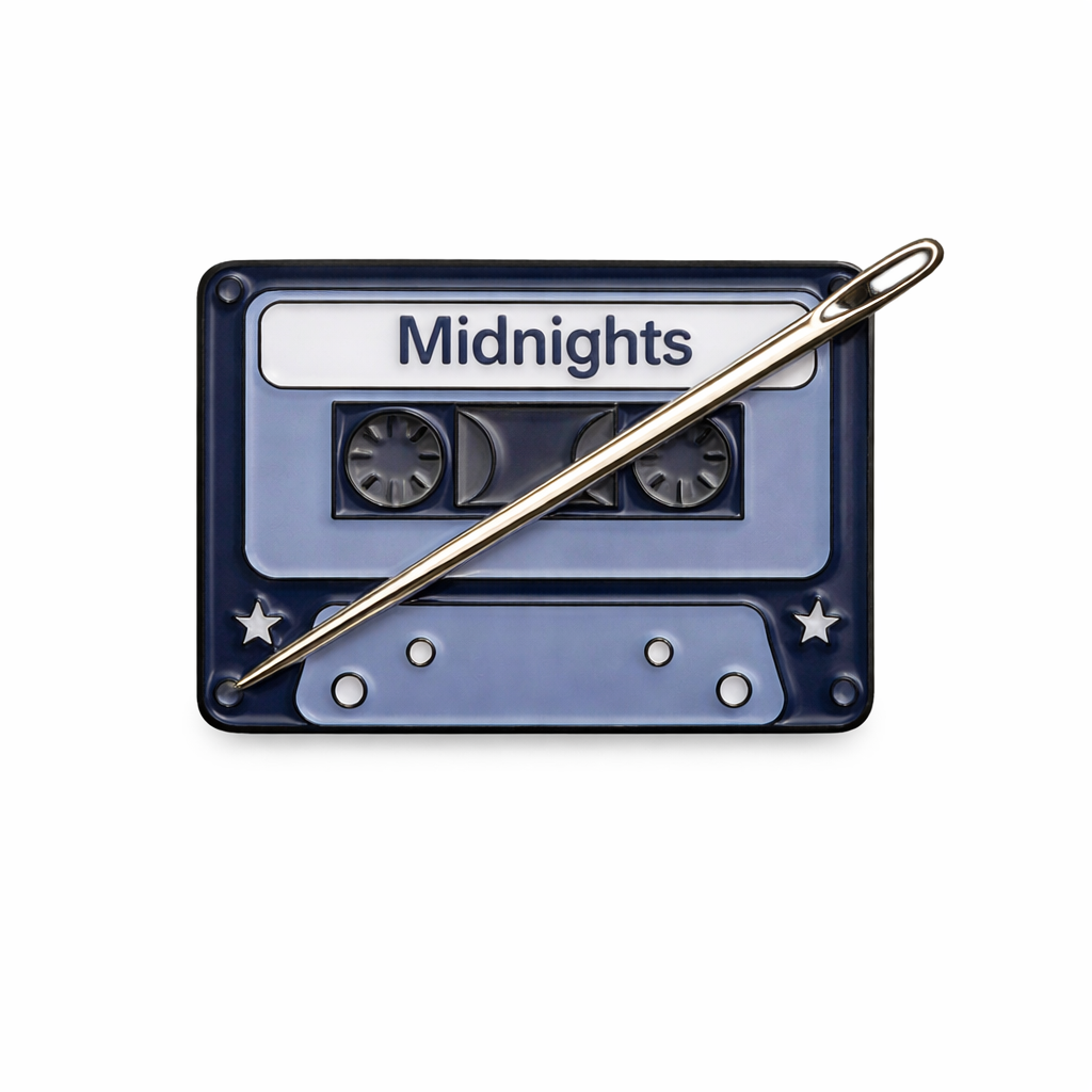 Taylor Swift Cassette Album Cover Needle Minders – Magnetic Needlepoint & Cross Stitch Accessories