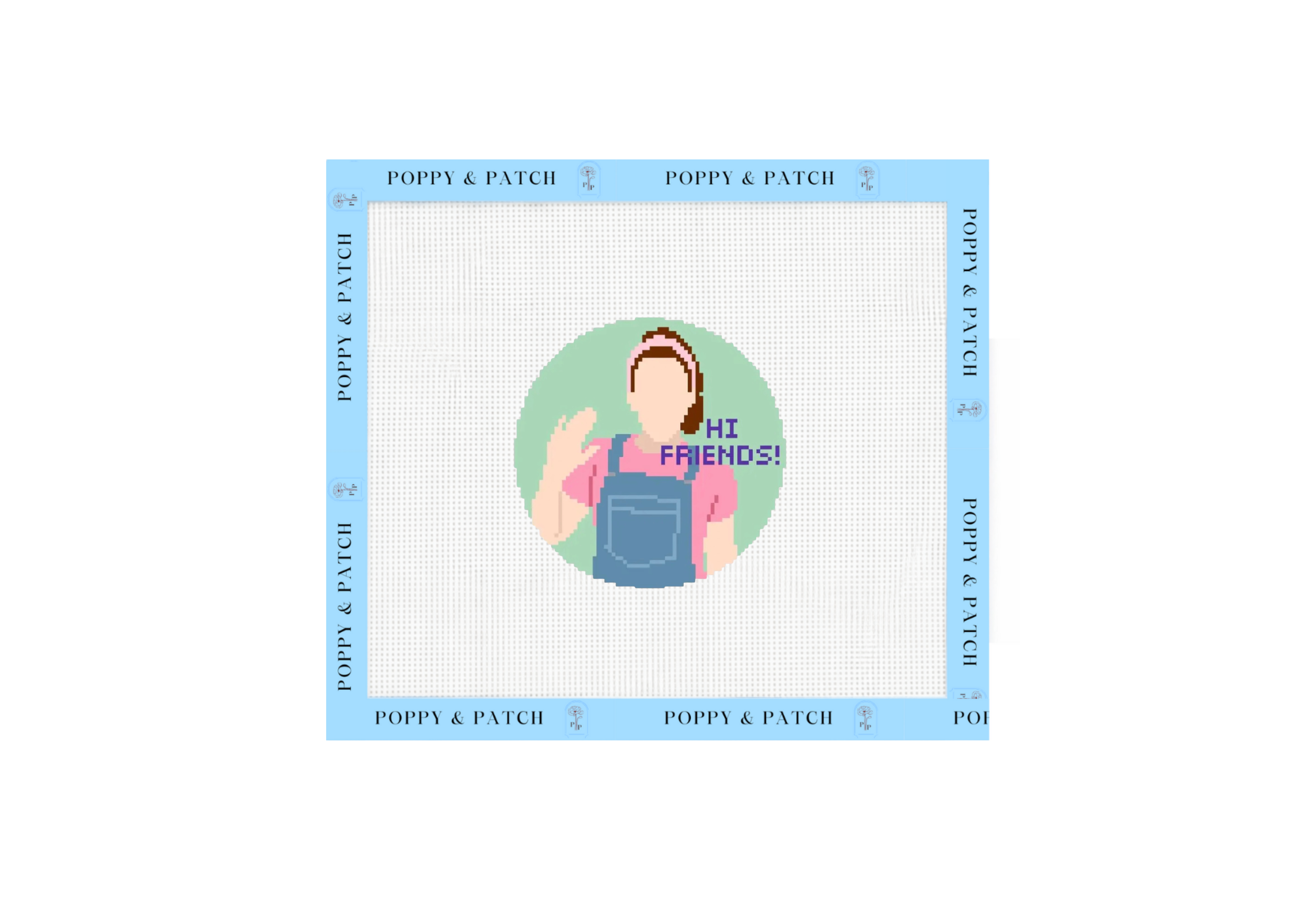 Ms. Rachel Needlepoint Canvas