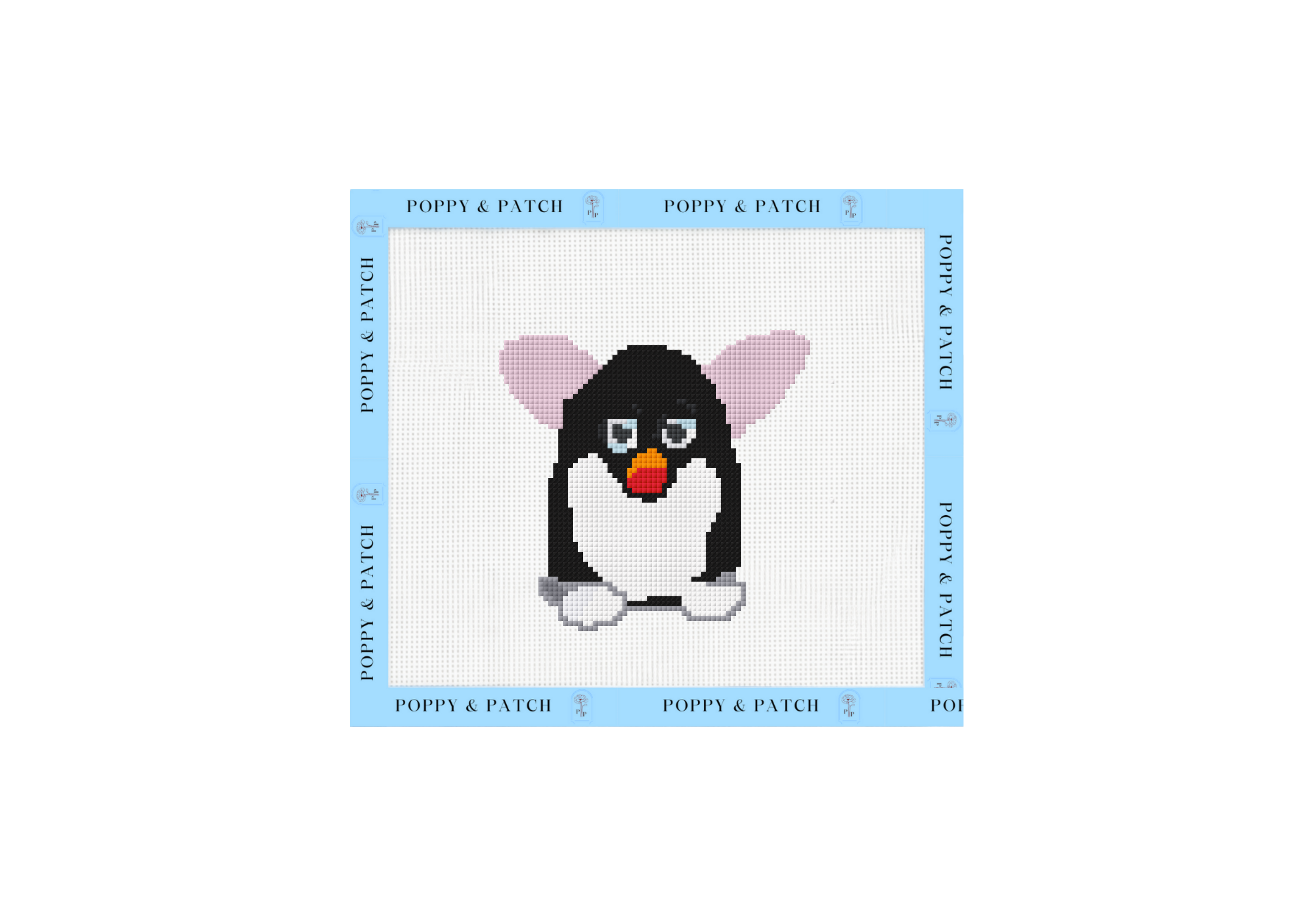 Furby Toy Needlepoint Canvas