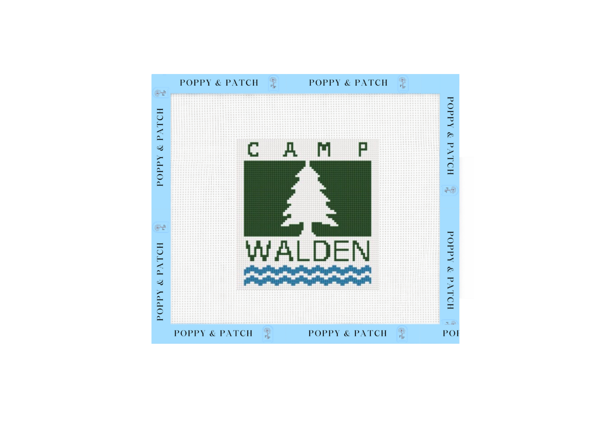 Parent Trap Camp Walden Needlepoint Canvas