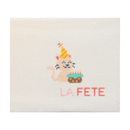 Party Animals Party Kitty Needlepoint Canvas – Birthday Design