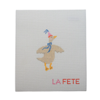 Party Animals – Goose Needlepoint Canvas – Hand-Painted Birthday Design