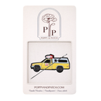 Pizza Planet Truck Needle Minder – Toy Story Inspired Magnetic Needle Holder for Needlepoint Cross Stitch and Embroidery
