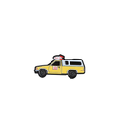 Pizza Planet Truck Needle Minder – Toy Story Inspired Magnetic Needle Holder for Needlepoint Cross Stitch and Embroidery