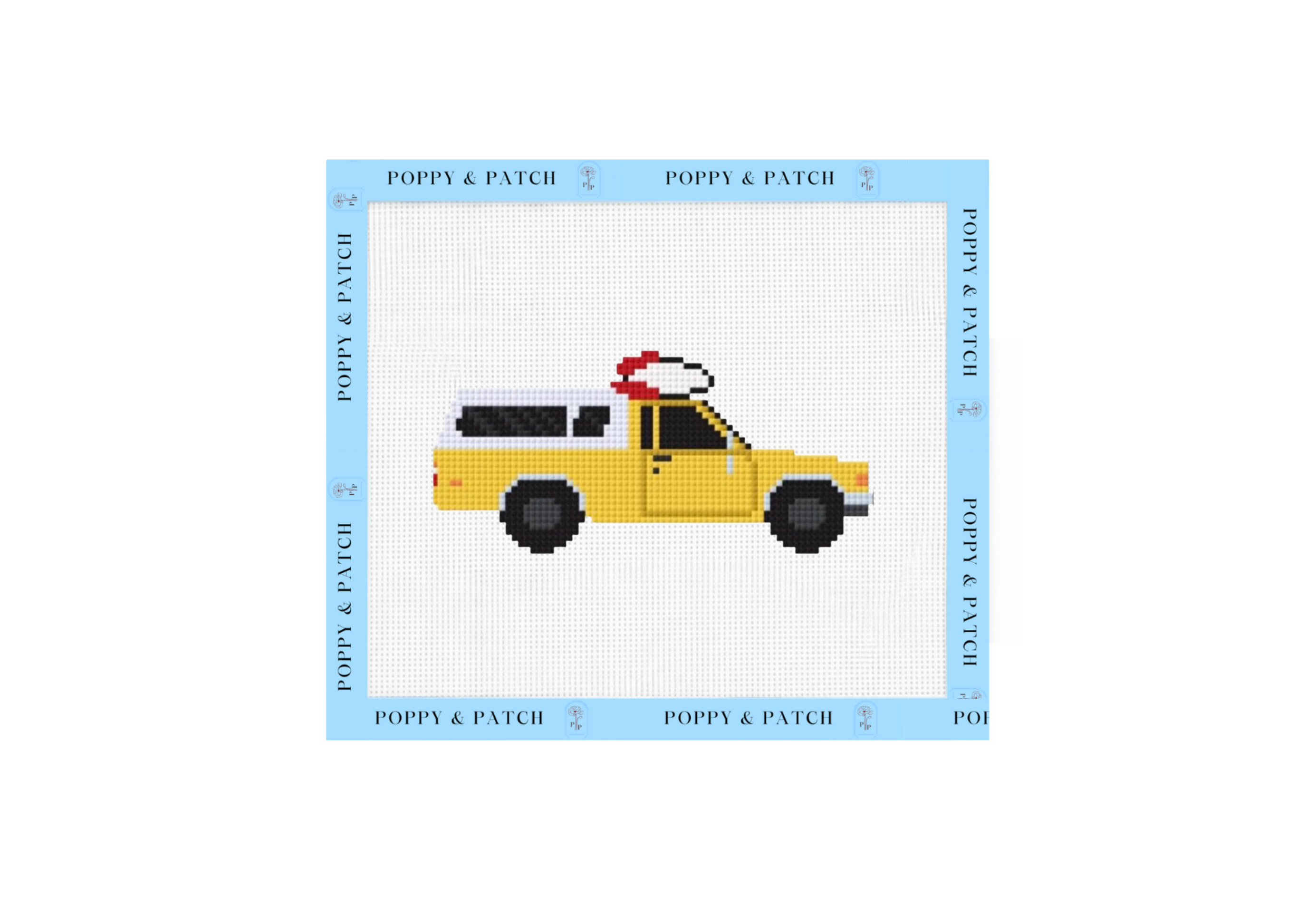 Toy Story- Pizza Planet Truck Needlepoint Canvas