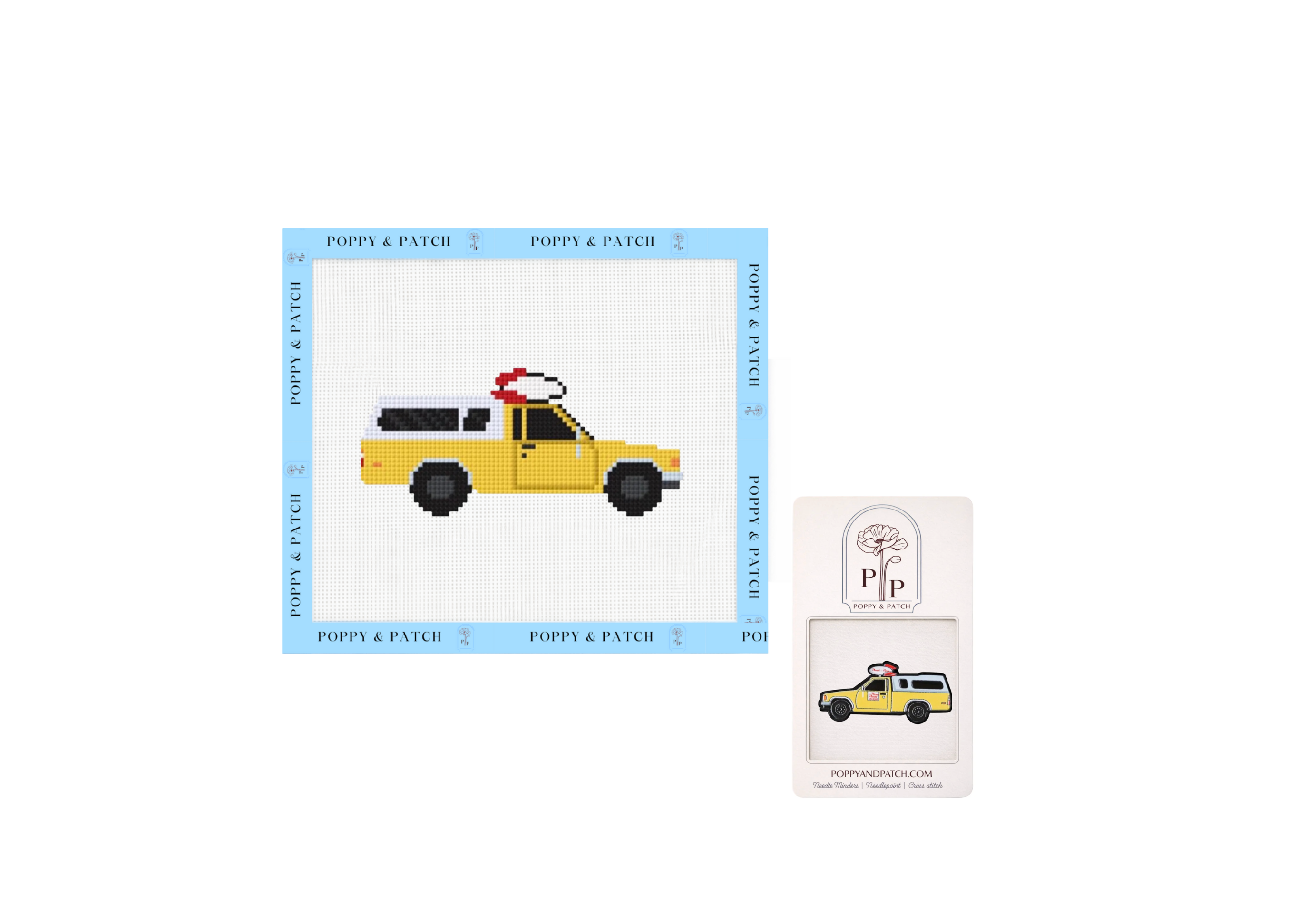 Toy Story- Pizza Planet Truck Needlepoint Canvas