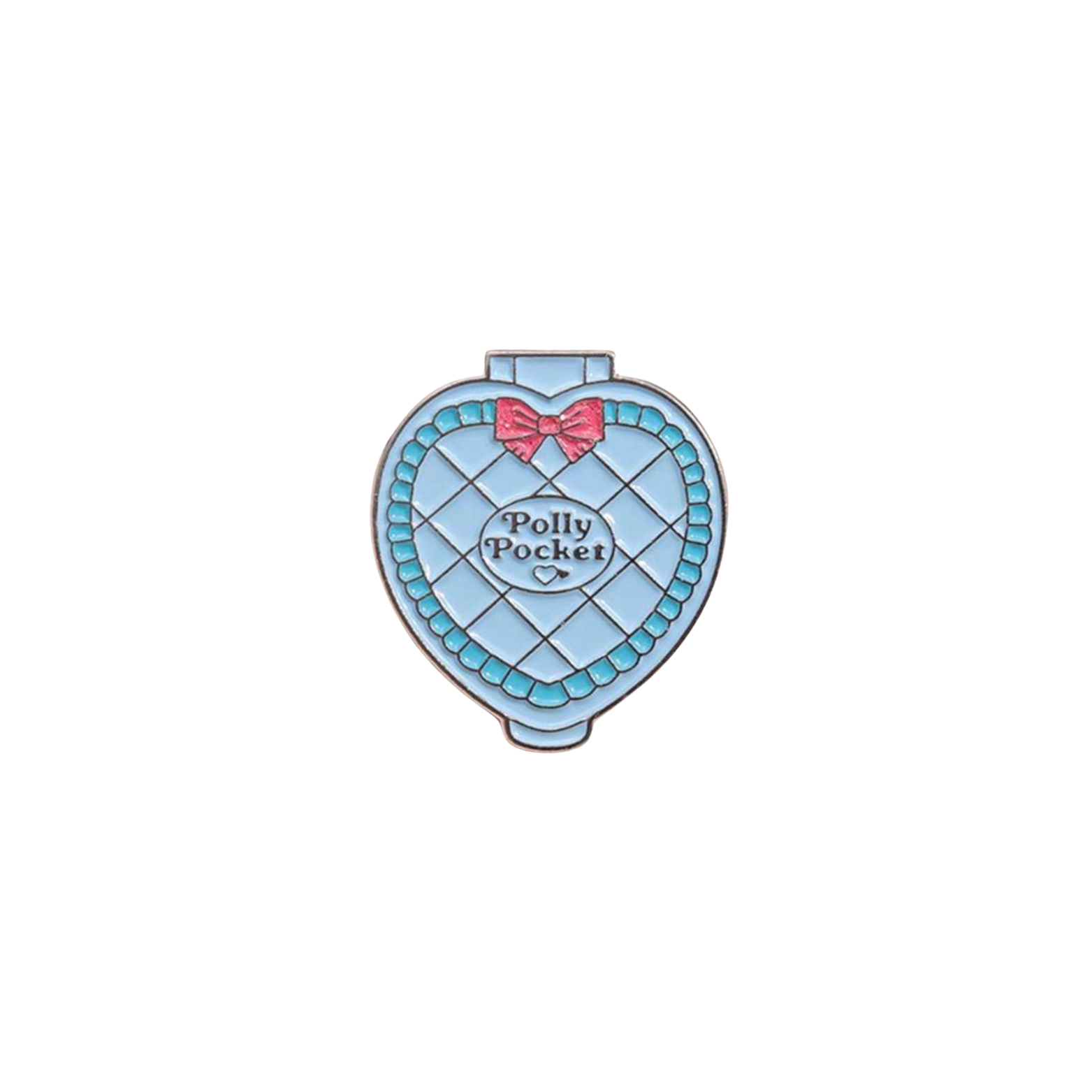 Polly Pocket Heart Compact Needle Minder – 90s Toy Inspired Needle Holder – Needlepoint Cross Stitch & Embroidery