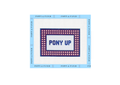 Pony Up- SMU Needlepoint Canvas