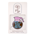 Pour Myself a Cup of Ambition Needle Minder – Dolly Parton Inspired Needle Minder Needlepoint Cross Stitch & Embroidery