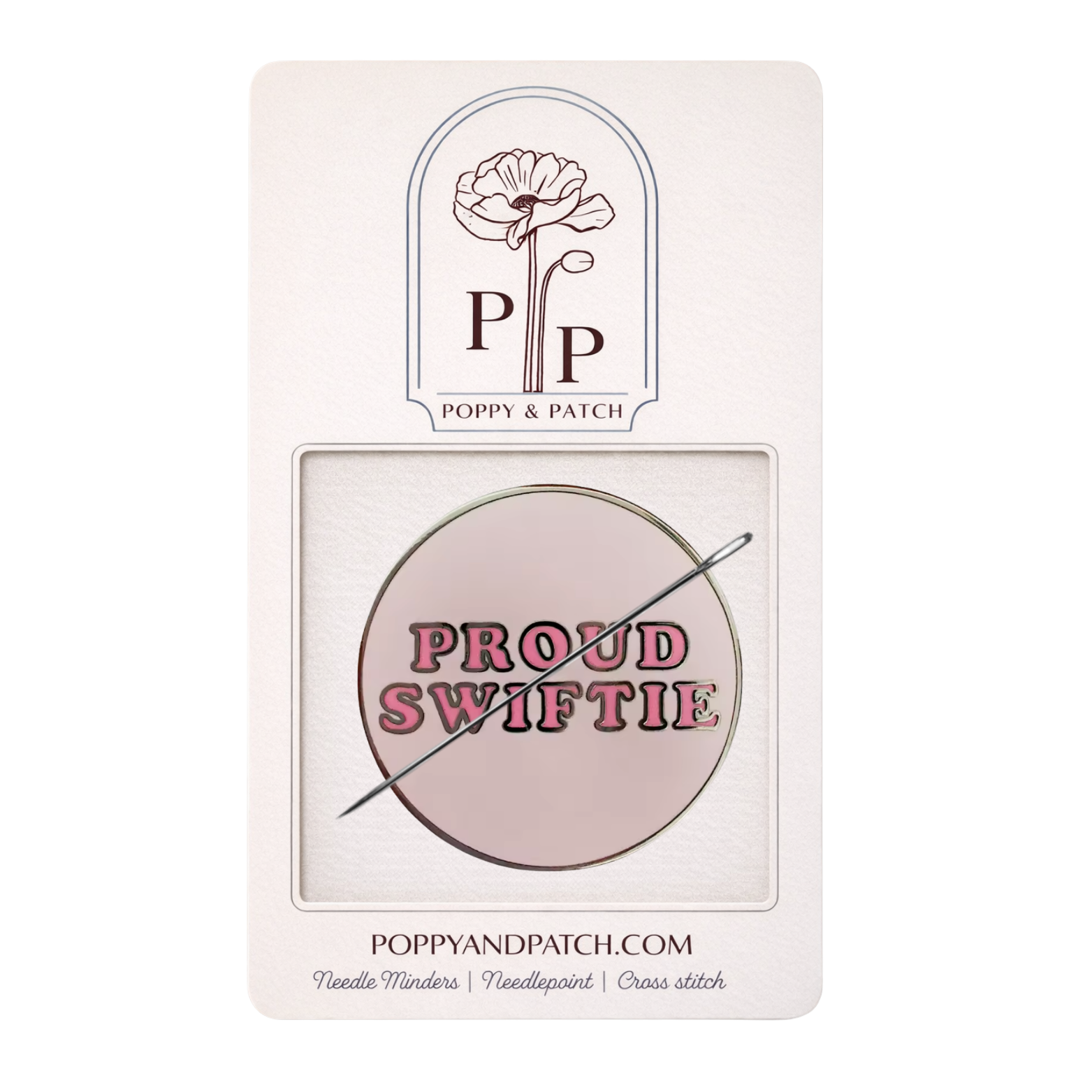 Proud Swiftie Needle Minder – Magnetic Needle Holder for Needlepoint Cross Stitch & Embroidery