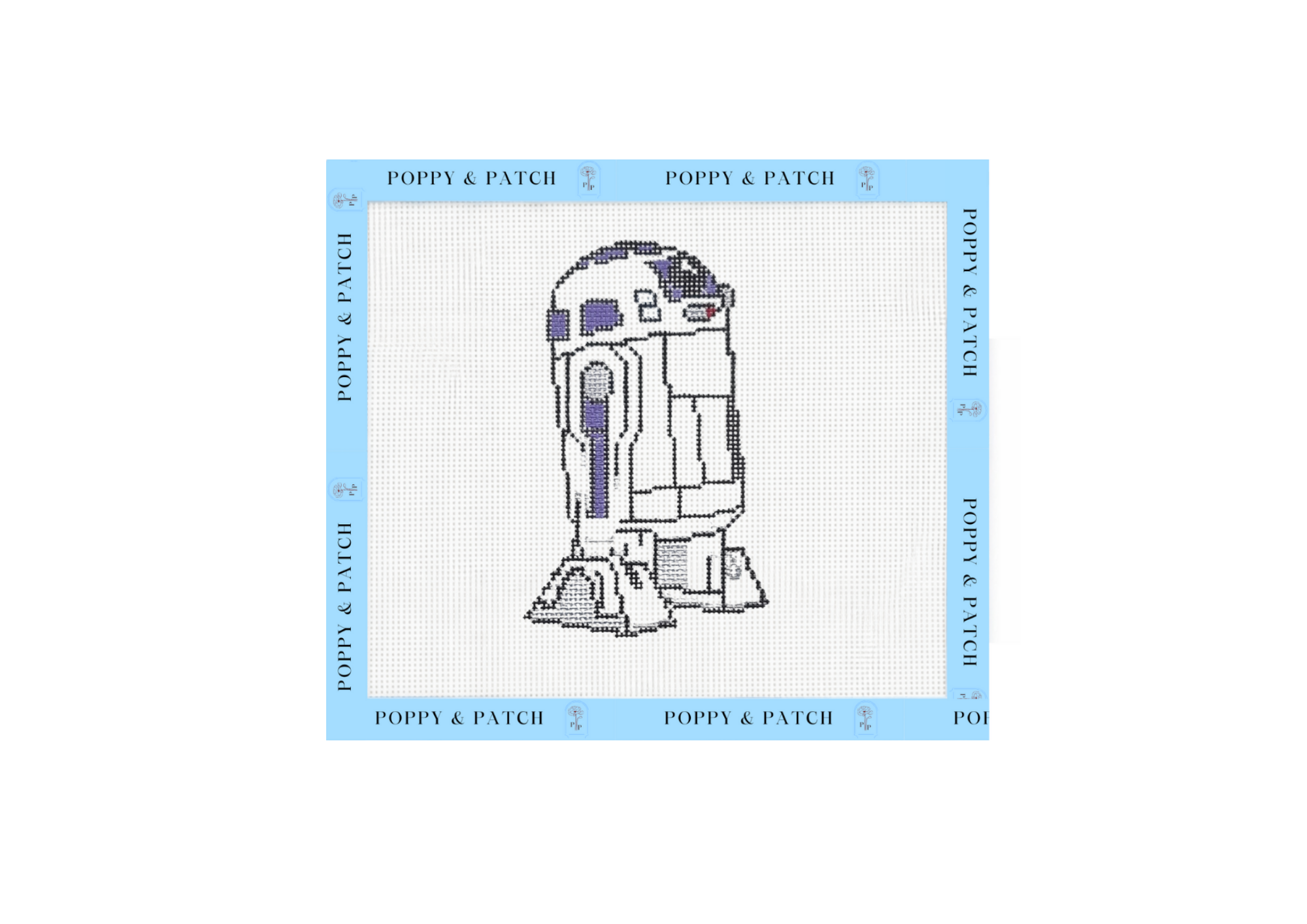 R2D2 Star Wars Needlepoint Canvas