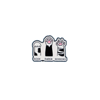 Rock Paper Scissors Cat Needle Minder – Needle Holder – Needlepoint, Cross Stitch & Embroidery