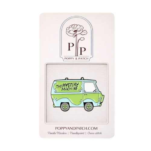 Scooby-Doo Mystery Machine Needle Minder – Needle Holder – Needlepoint, Cross Stitch & Embroidery