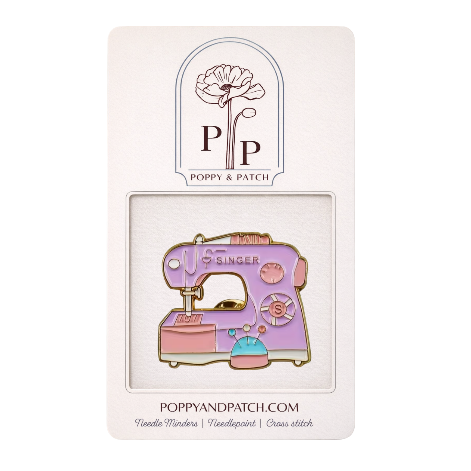 Sewing Machine Needle Minder - Magnetic Needle Holder for - Needlepoint Cross Stitch & Embroidery