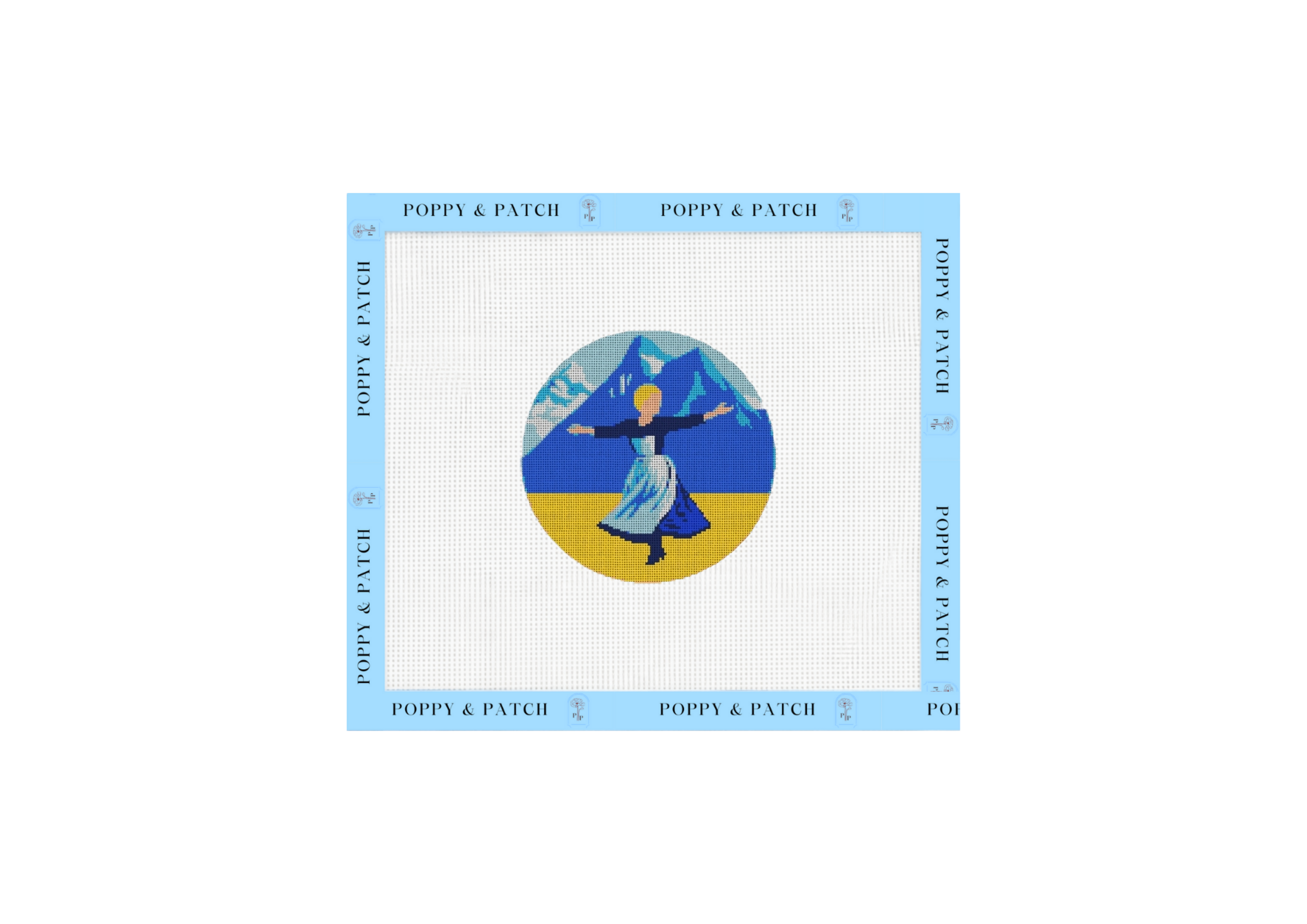 Sound of Music The Hills Are Alive Needlepoint Canvas