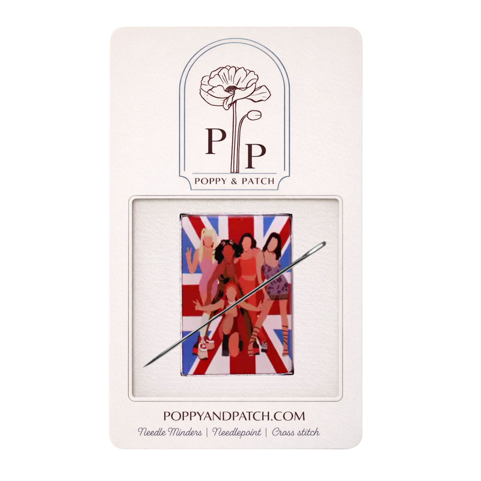 Spice Girls Needle Minder – 90s Pop Needlepoint Cross Stitch & Embroidery