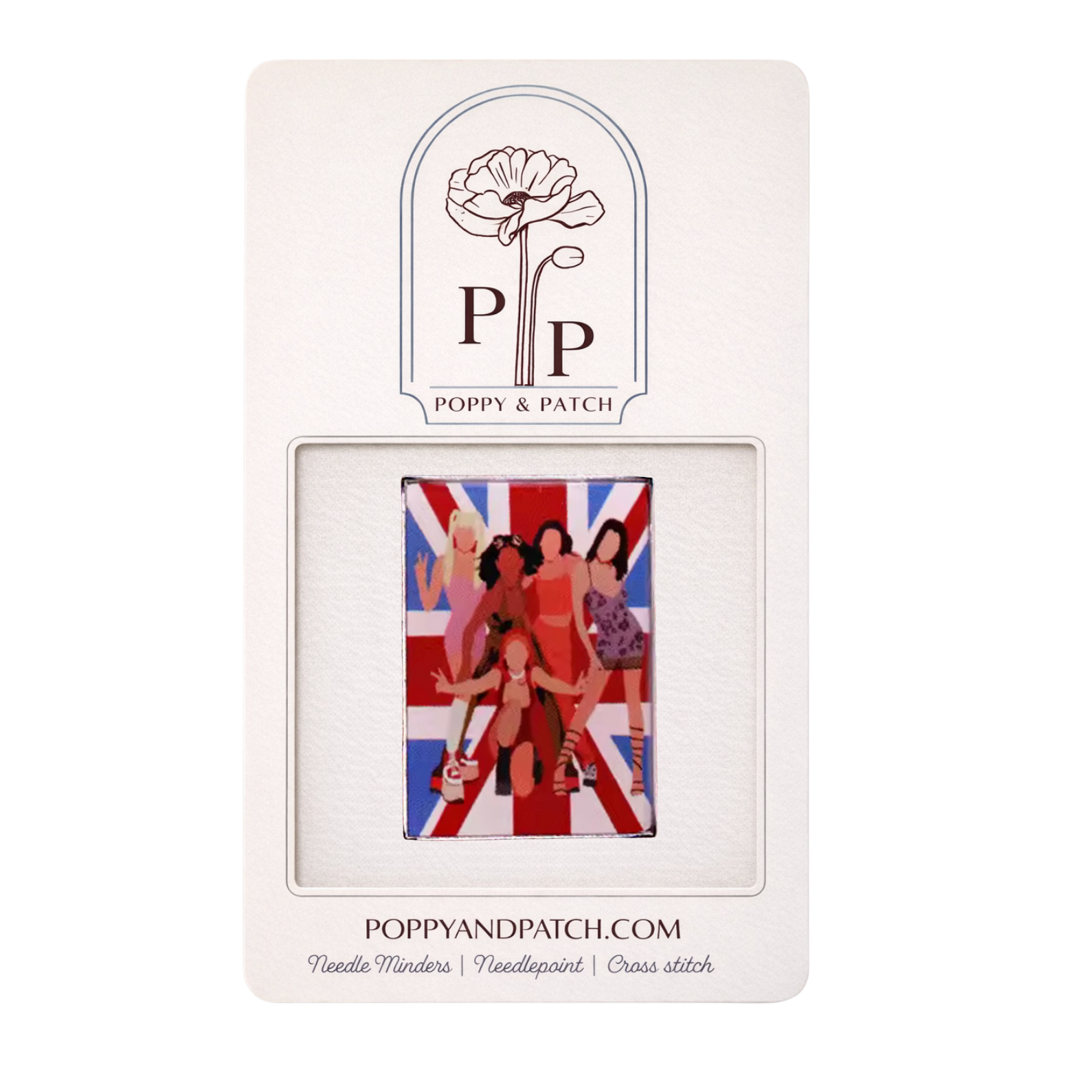 Spice Girls Needle Minder – 90s Pop Needlepoint Cross Stitch & Embroidery
