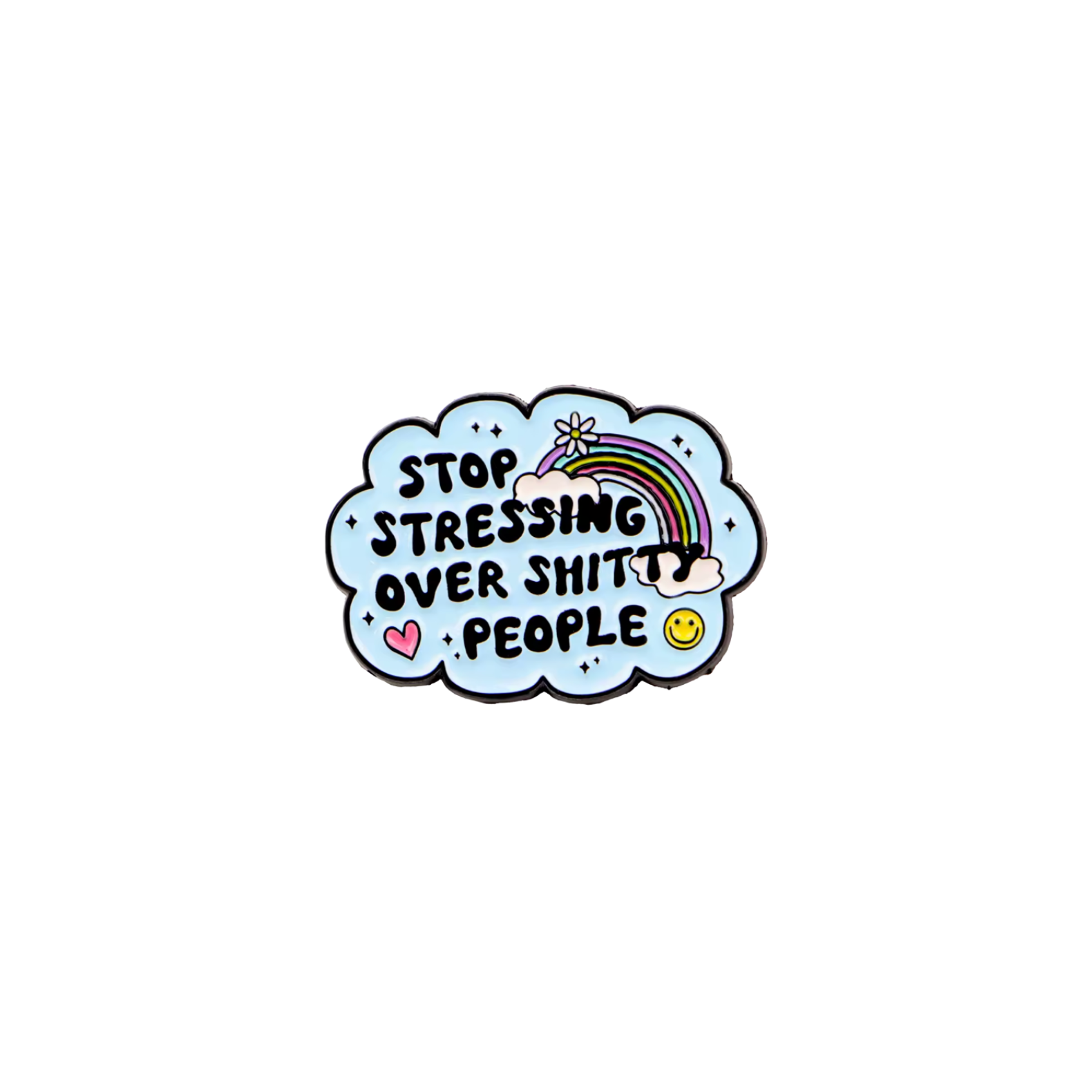 Stop Stressing Over Shitty People Needle Minder – Needle Holder – Needlepoint, Cross Stitch & Embroidery