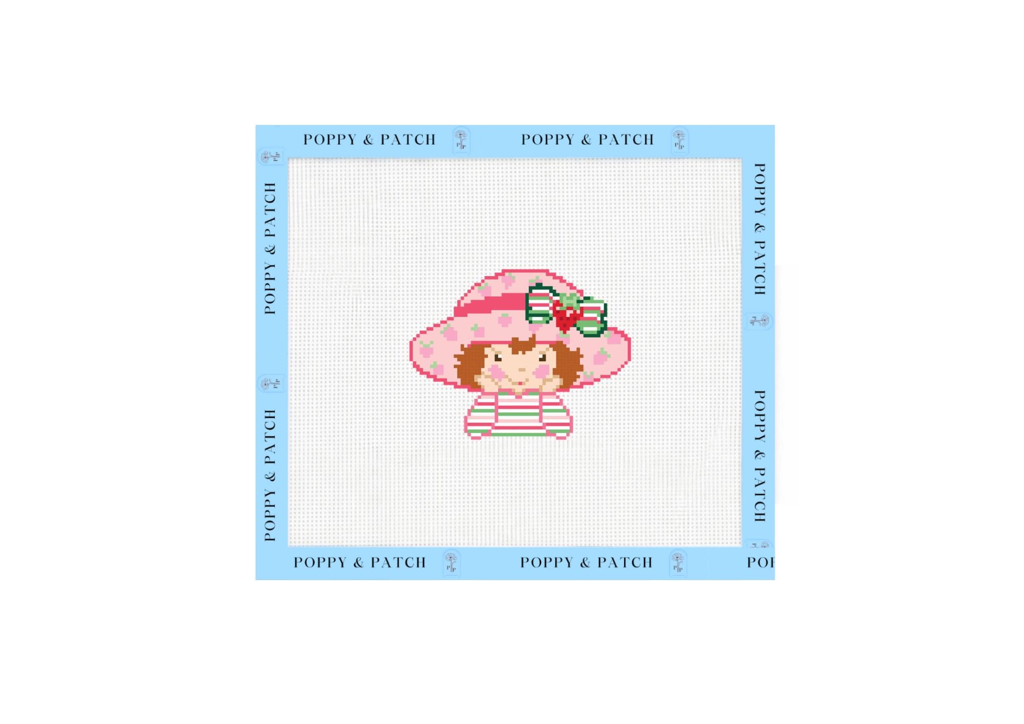 Strawberry Shortcake Needlepoint Canvas