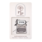 TTPD Typewriter Needle Minder – Taylor Swift Inspired Magnetic Needle Holder for Needlepoint Cross Stitch & Embroidery