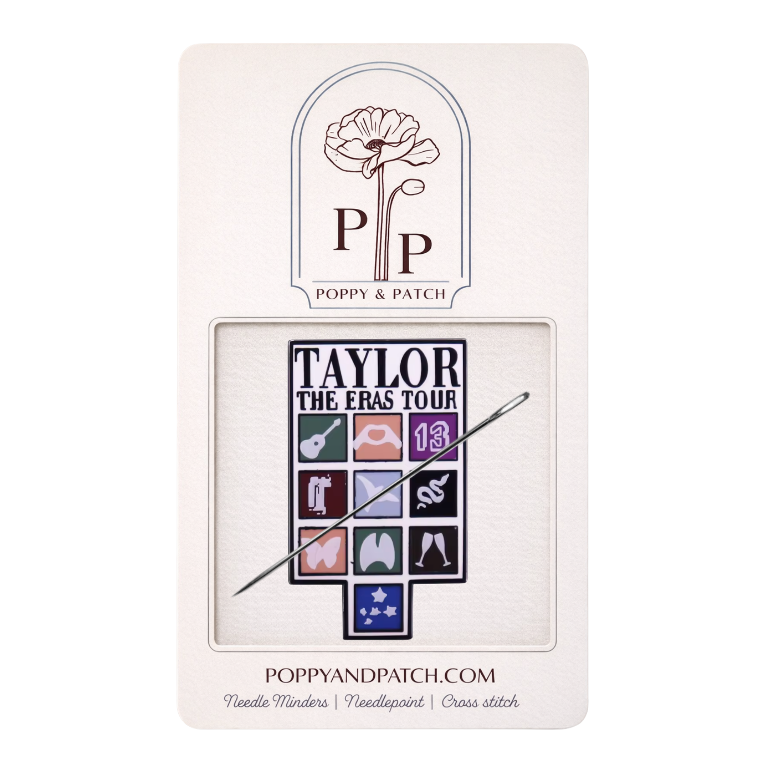 Taylor Swift Eras Tour Needle Minder – Needle Holder – Needlepoint Cross Stitch & Embroidery