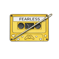 Fearless Cassette Tape Needle Minder – Needlepoint & Cross Stitch (Taylor Swift Inspired)