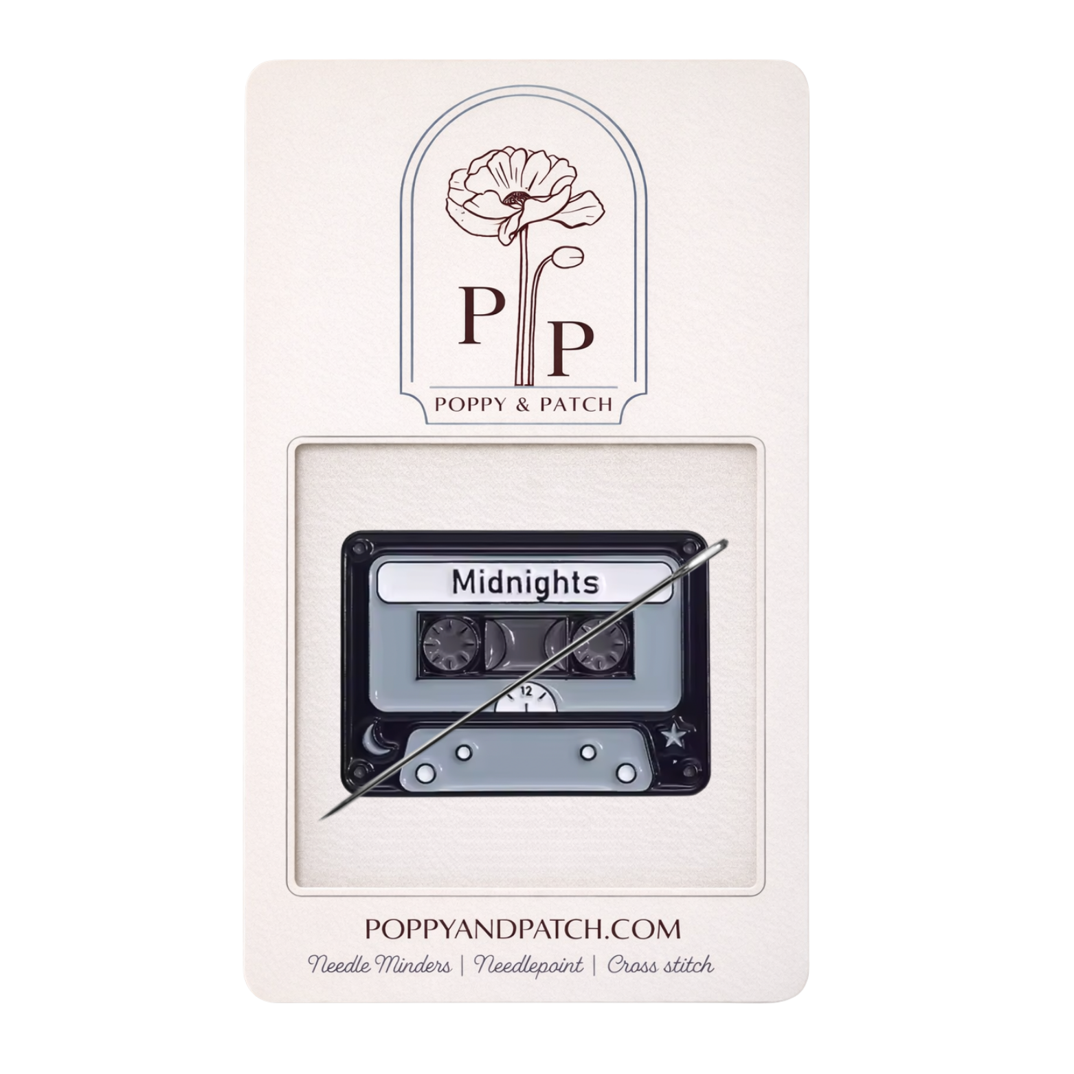 Taylor Swift Midnights Cassette Tape Needle Minder – Needlepoint & Cross Stitch