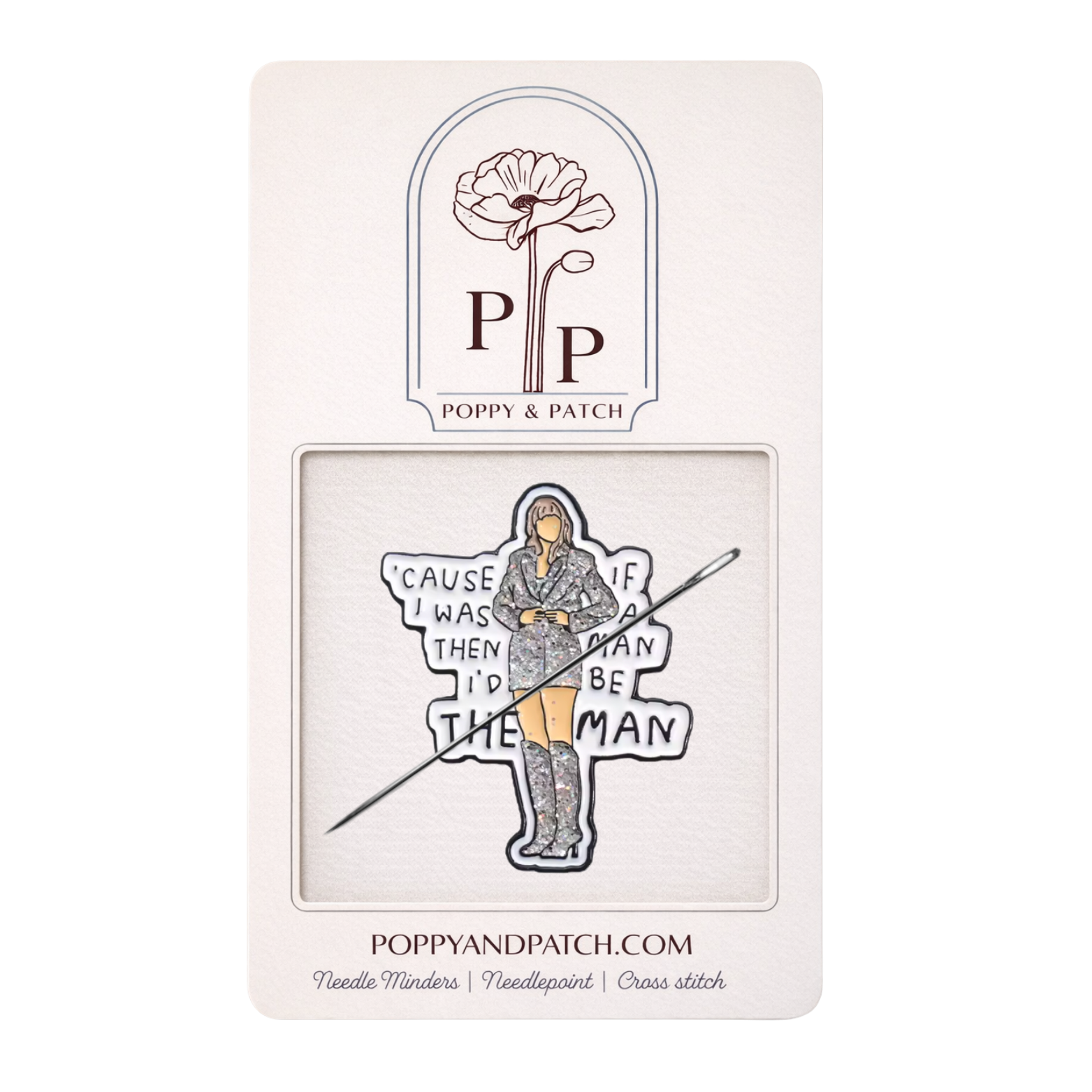 Taylor Swift The Man Needle Minder – Needlepoint & Cross Stitch