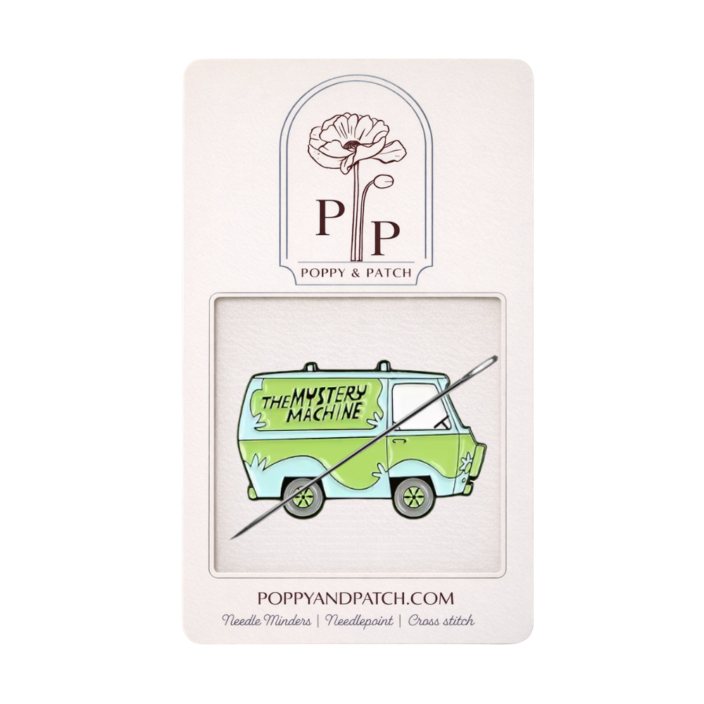 The Mystery Machine - Scooby Doo Needlepoint Canvas + Needle Minder