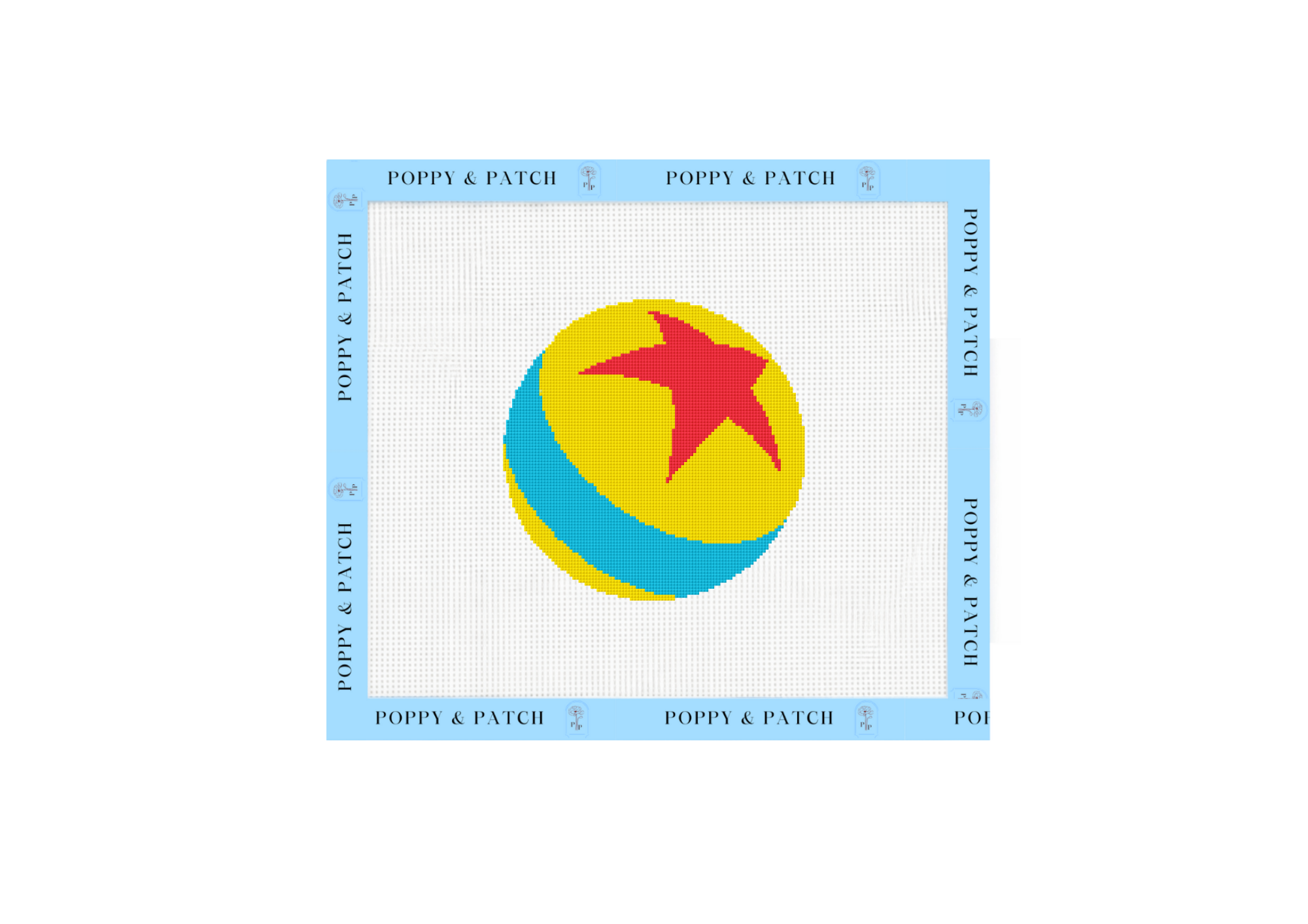 Toy Story Pixar Ball Needlepoint Canvas