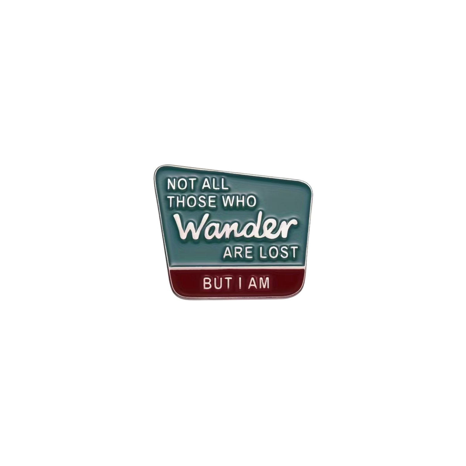 Not All Those Who Wander Are Lost Needle Minder – Needle Holder – Needlepoint Cross Stitch & Embroidery