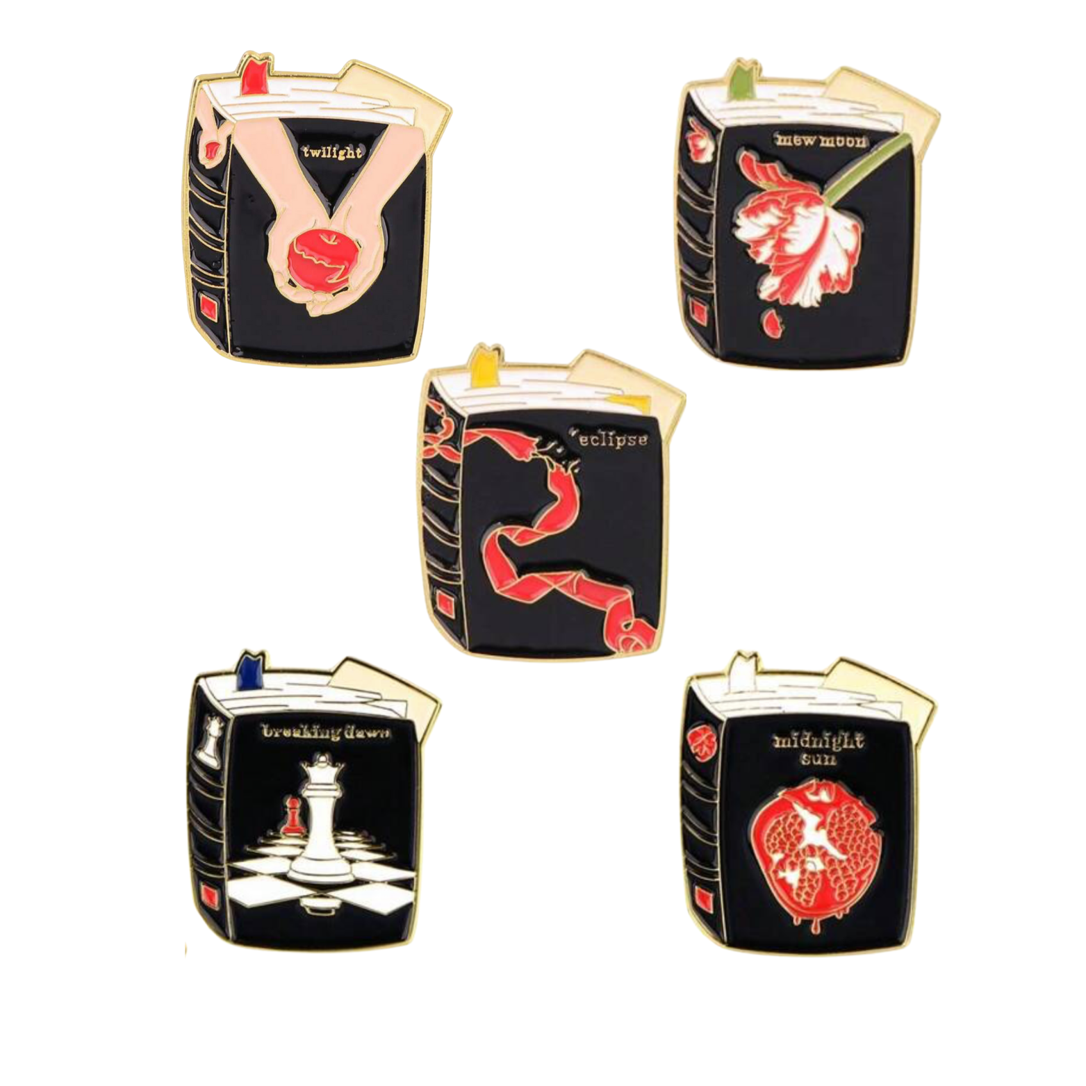 Twilight Saga Book Collection Needle Minder – Twilight Series Needle Holder – Needlepoint Cross Stitch & Embroidery