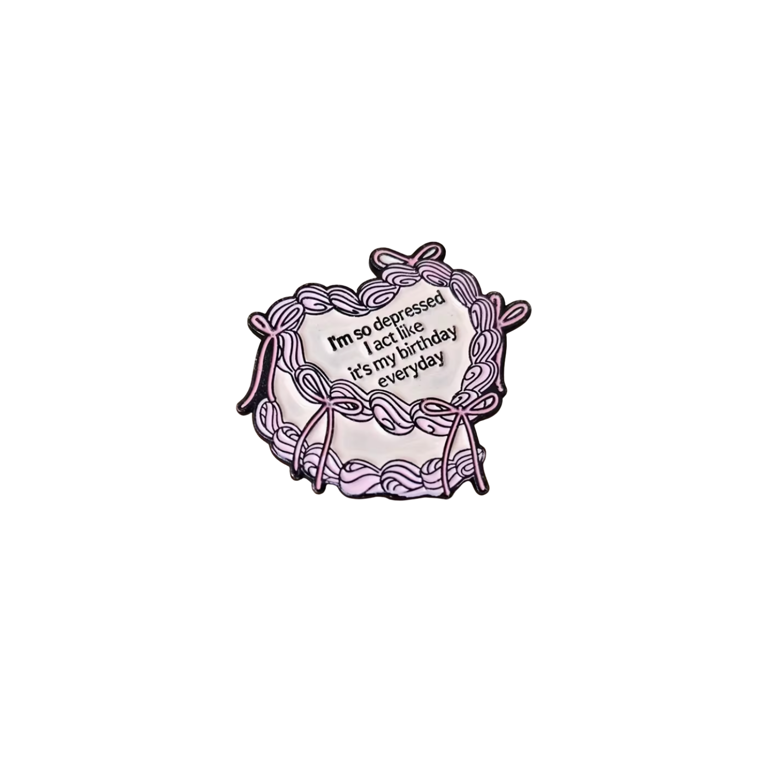 Taylor Swift Birthday Cake Needle Minder – “I’m So Depressed I Act Like It’s My Birthday Every Day” Needle Holder – Needlepoint Cross Stitch & Embroidery