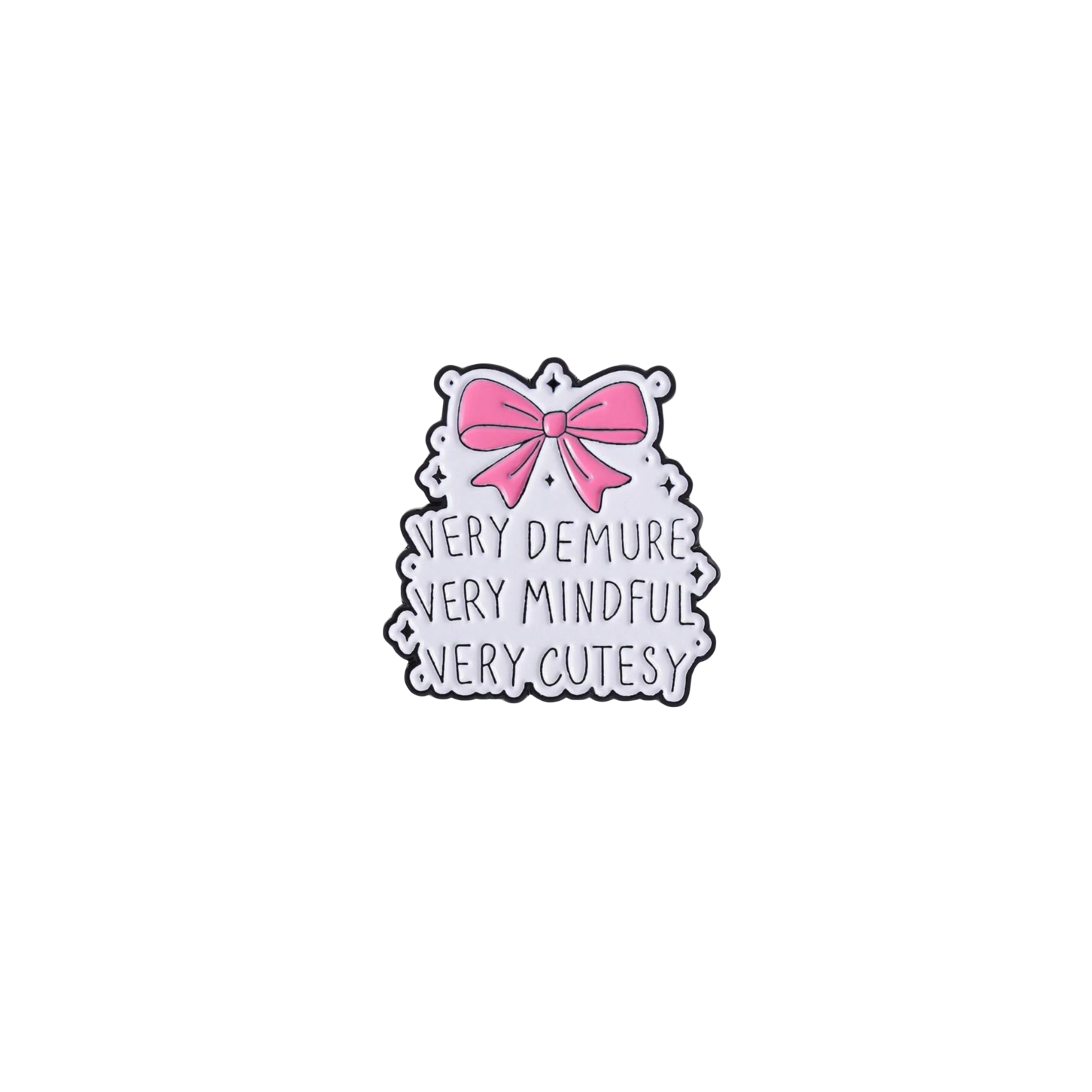 Very Demure Very Mindful Very Cutesy Needle Minder – Cute Bow Needle Holder – Needlepoint Cross Stitch & Embroidery