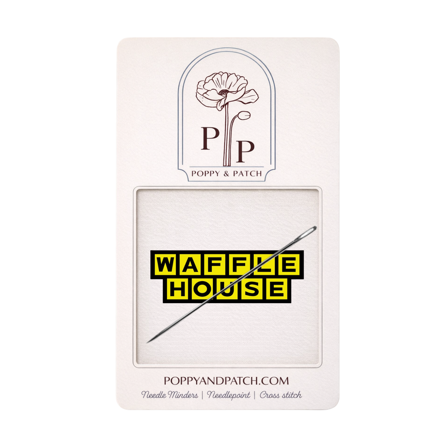 Waffle House Needle Minder – Needle Holder – Needlepoint, Cross Stitch & Embroidery