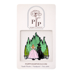 Wicked Inspired Needle Minder – Good &amp; Wicked Witch Magnetic Needle Holder for Needlepoint Cross Stitch & Embroidery