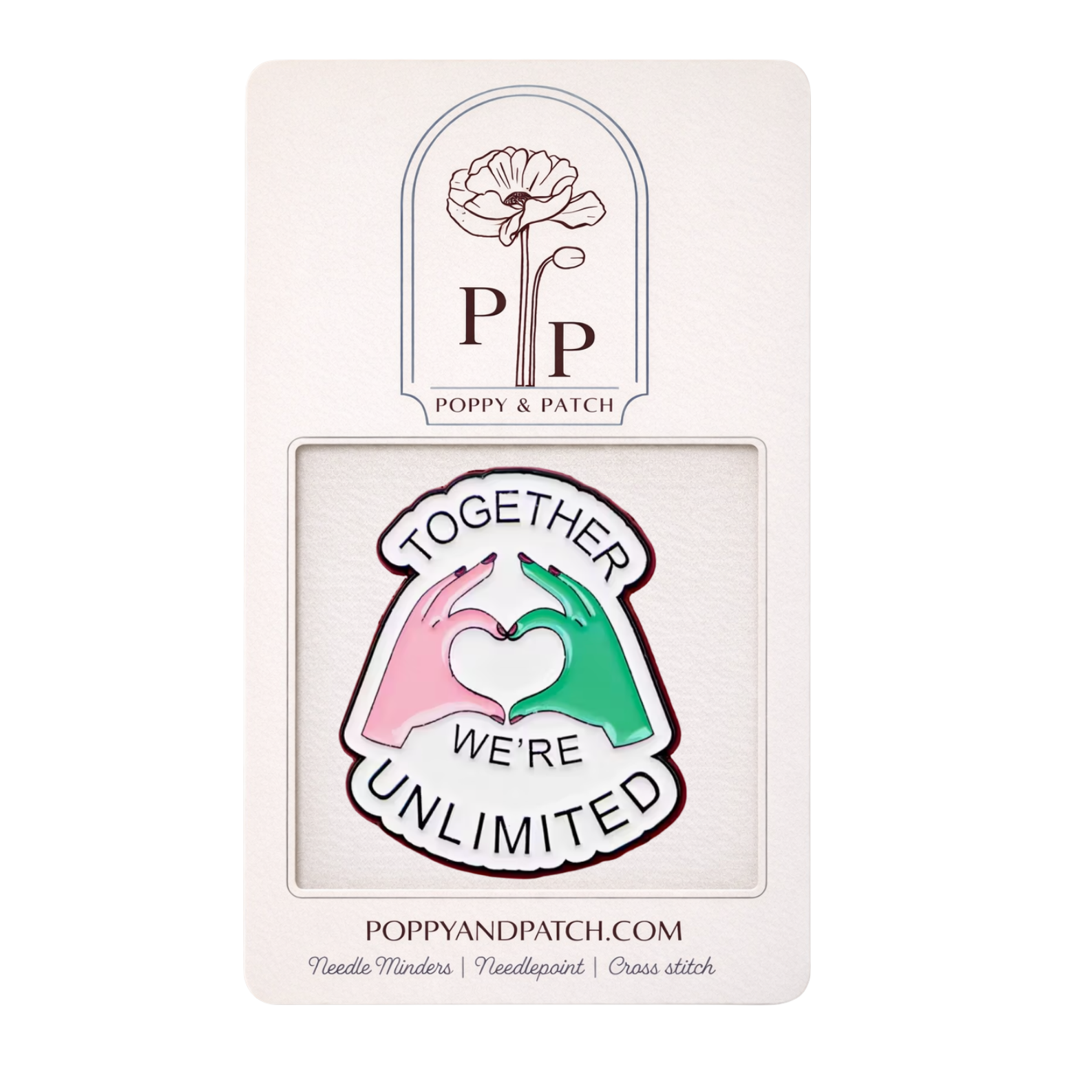 Wicked Together We’re Unlimited Needle Minder – Needle Holder - Needlepoint Cross Stitch & Embroidery