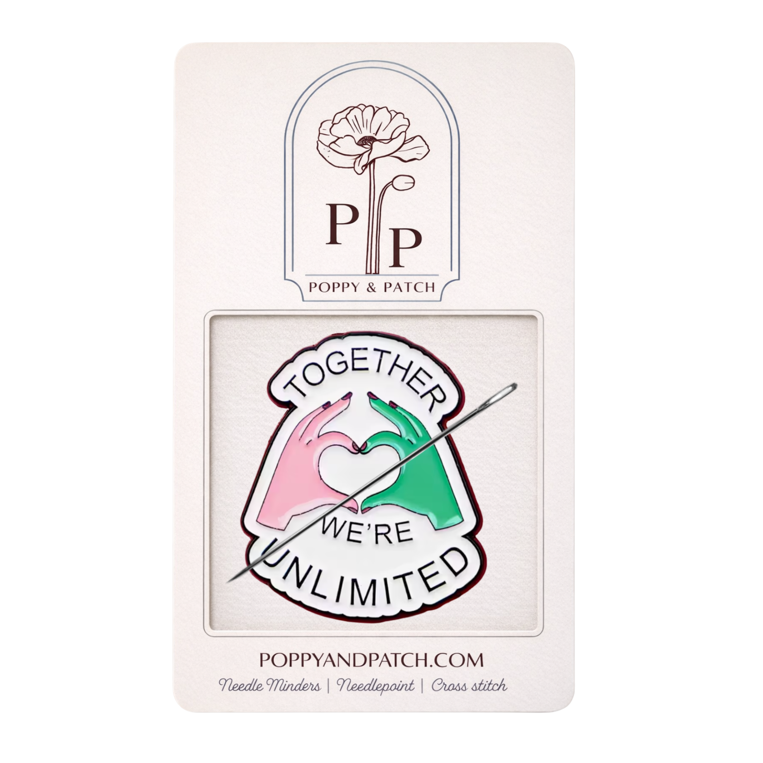 Wicked Together We’re Unlimited Needle Minder – Needle Holder - Needlepoint Cross Stitch & Embroidery