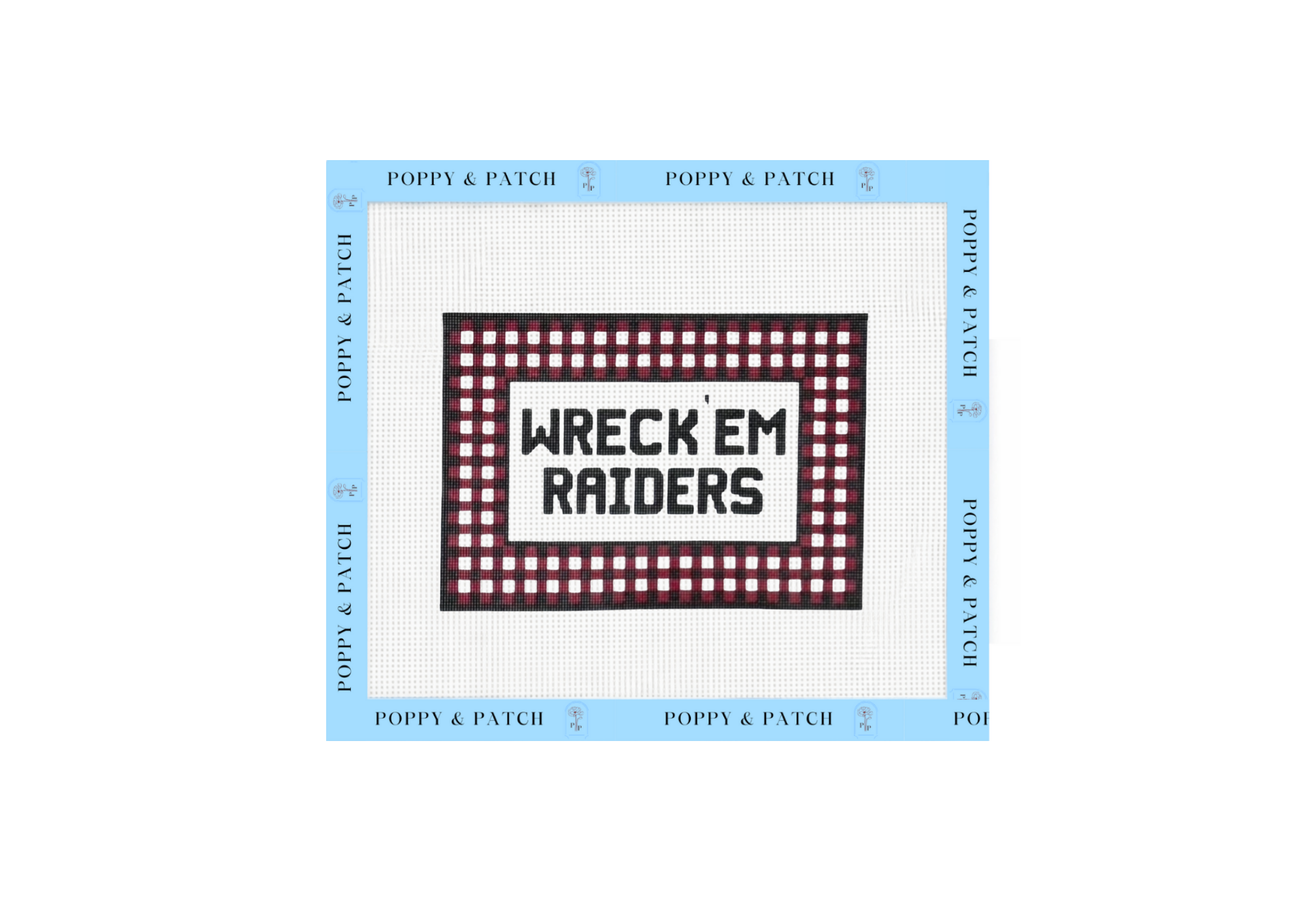 Wreck’em Tech - Texas Tech Needlepoint Canvas